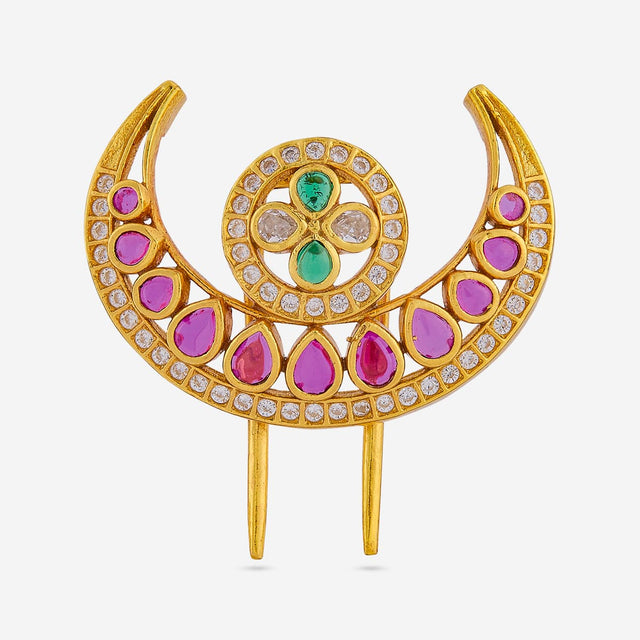 Temple Hair Brooch Silver Temple Hair Brooch 202858