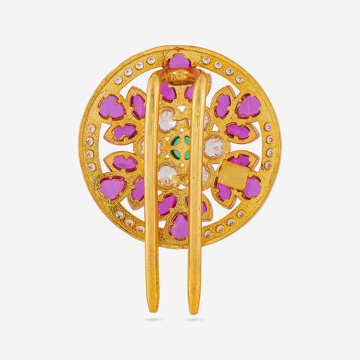 Temple Hair Brooch Silver Temple Hair Brooch 202859
