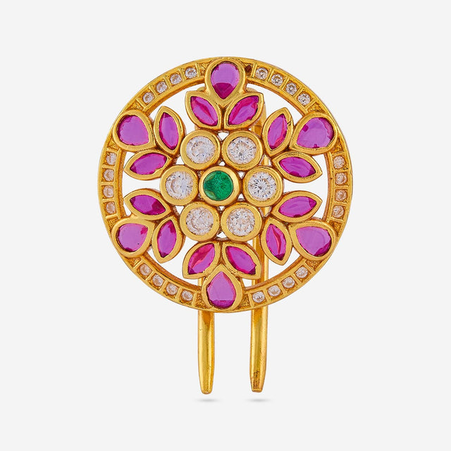 Temple Hair Brooch Silver Temple Hair Brooch 202859