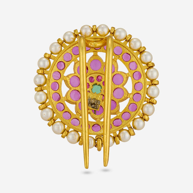 Temple Hair Brooch Silver Temple Hair Brooch 201426