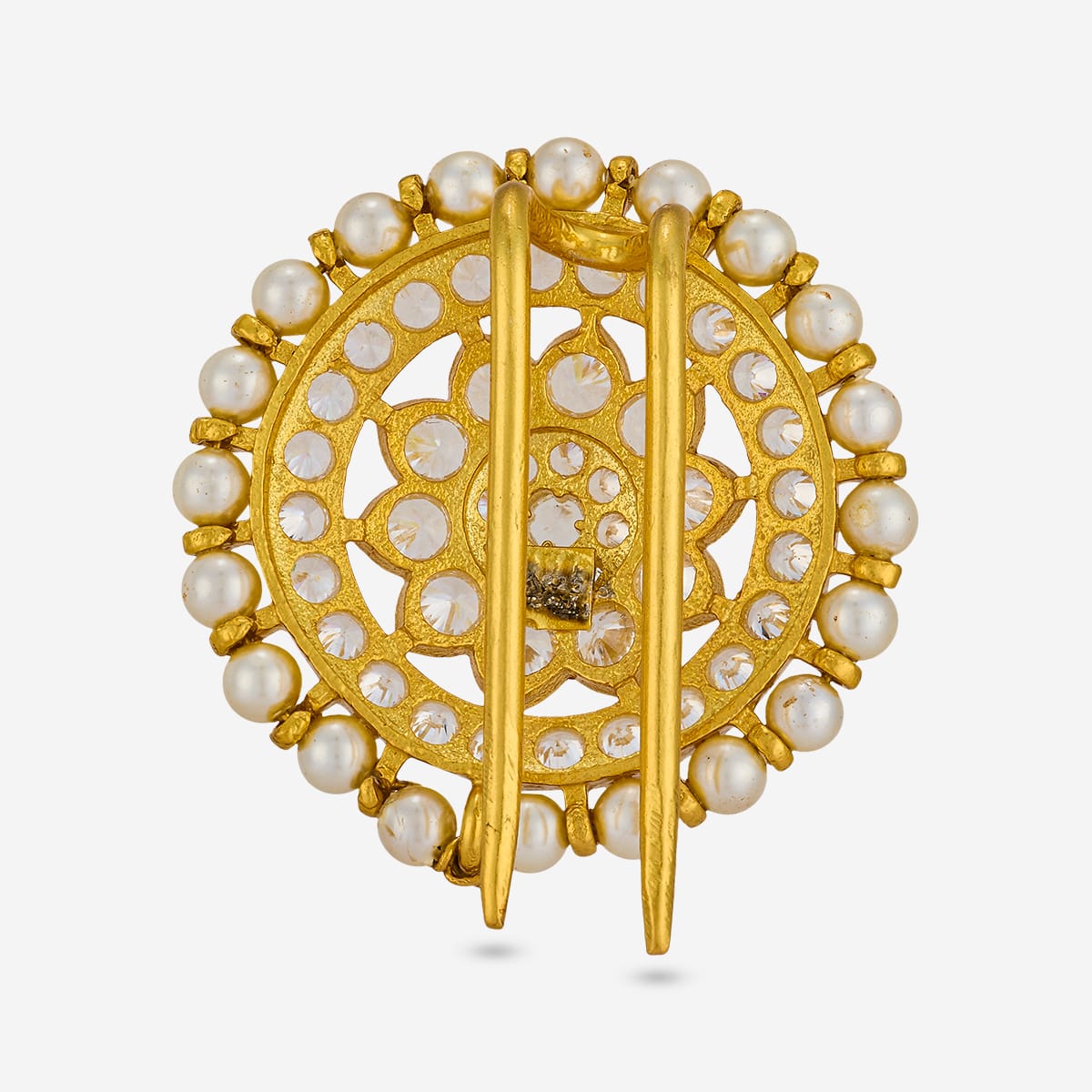 Temple Hair Brooch Silver Temple Hair Brooch 201426