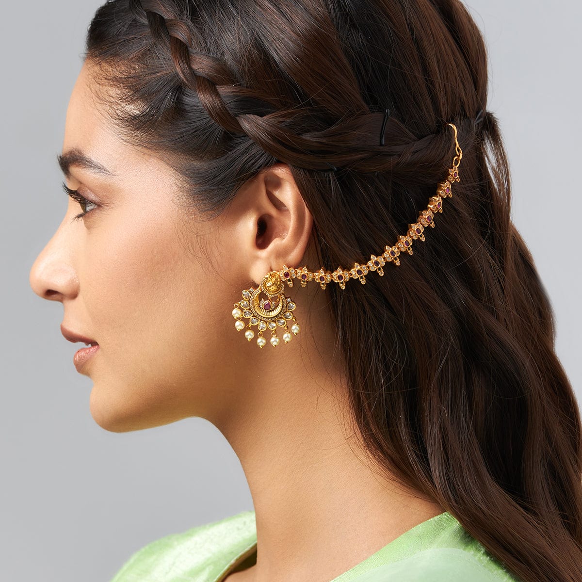 Ear Chain Designs for Wedding Jewellery | Starting at ₹ 299 – Kushal's ...