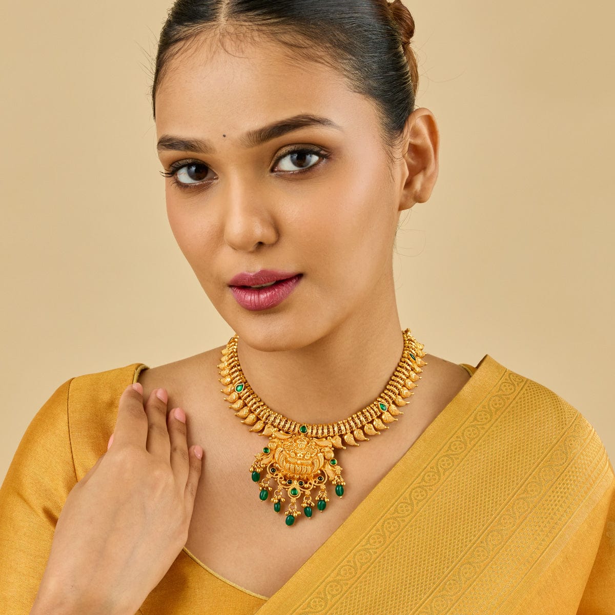 Temple Necklace Silver Temple Necklace 186592