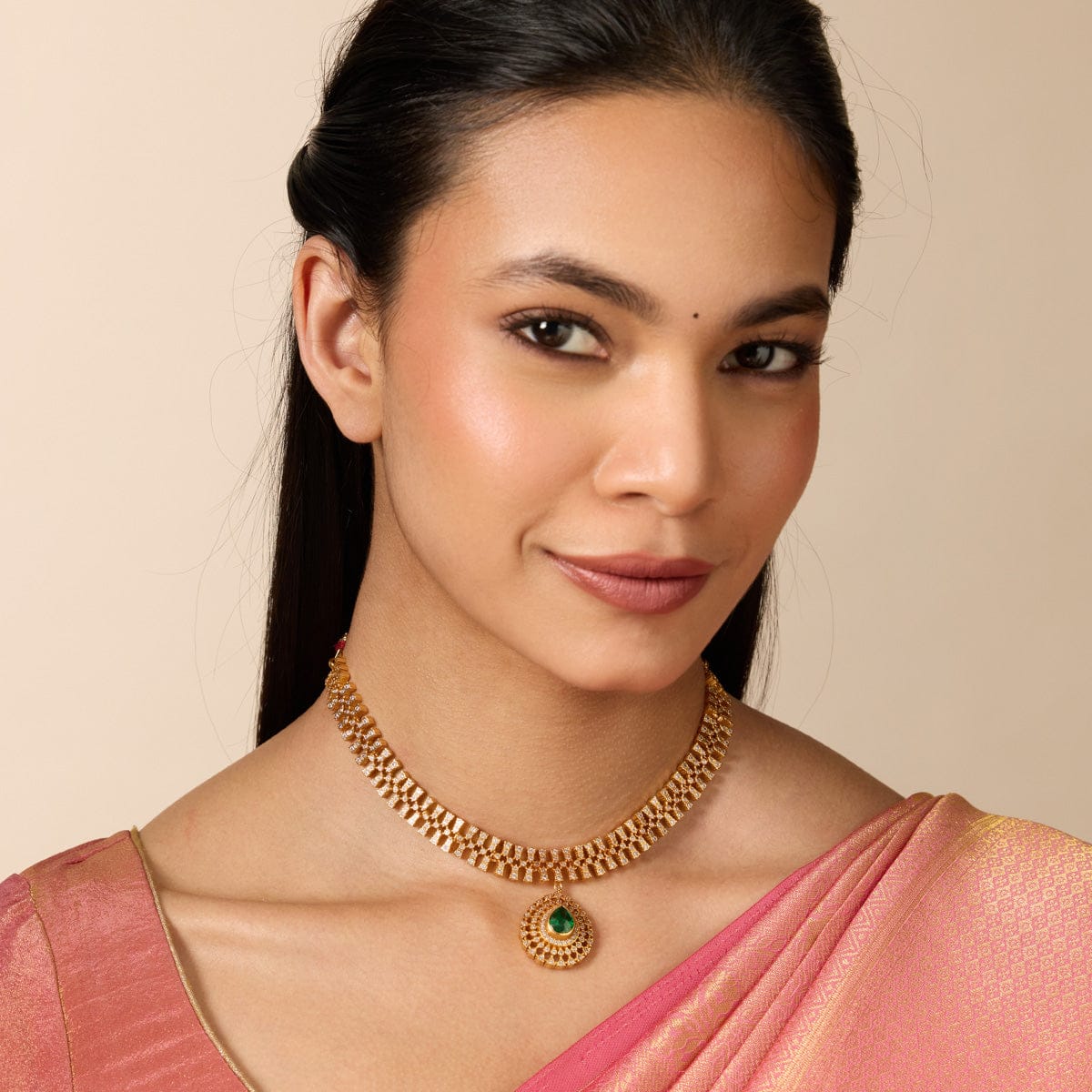 Temple Necklace Silver Temple Necklace 190607