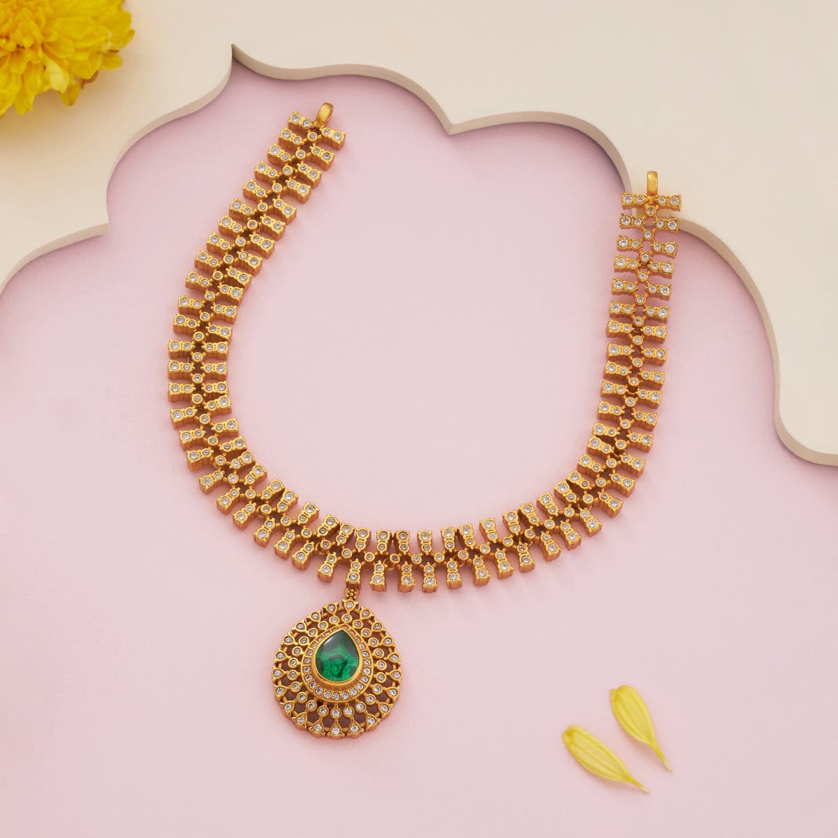 Temple Necklace Silver Temple Necklace 190607