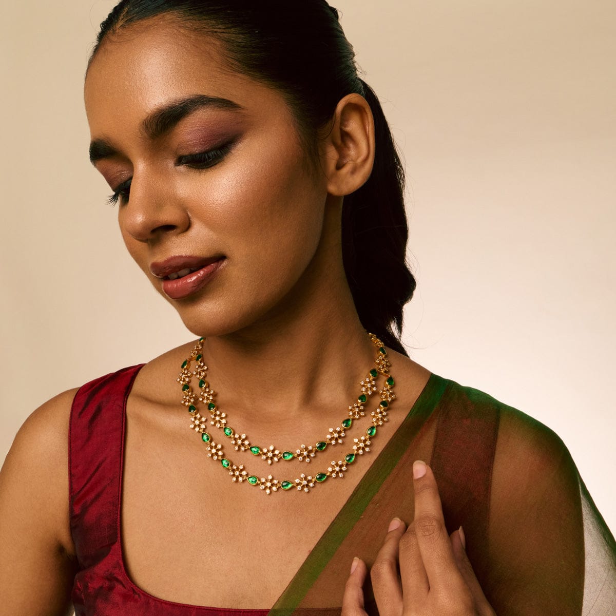 Temple Necklace Silver Temple Necklace 193295