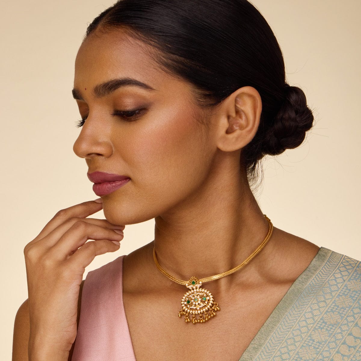 Temple Necklace Silver Temple Necklace 193297