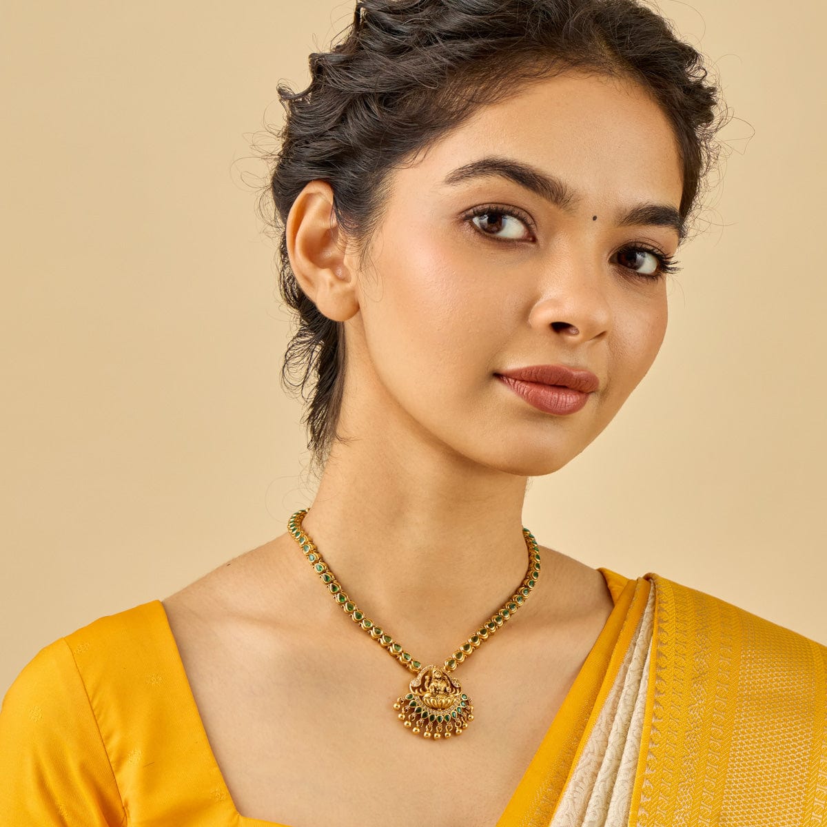 Temple Necklace Silver Temple Necklace 185423