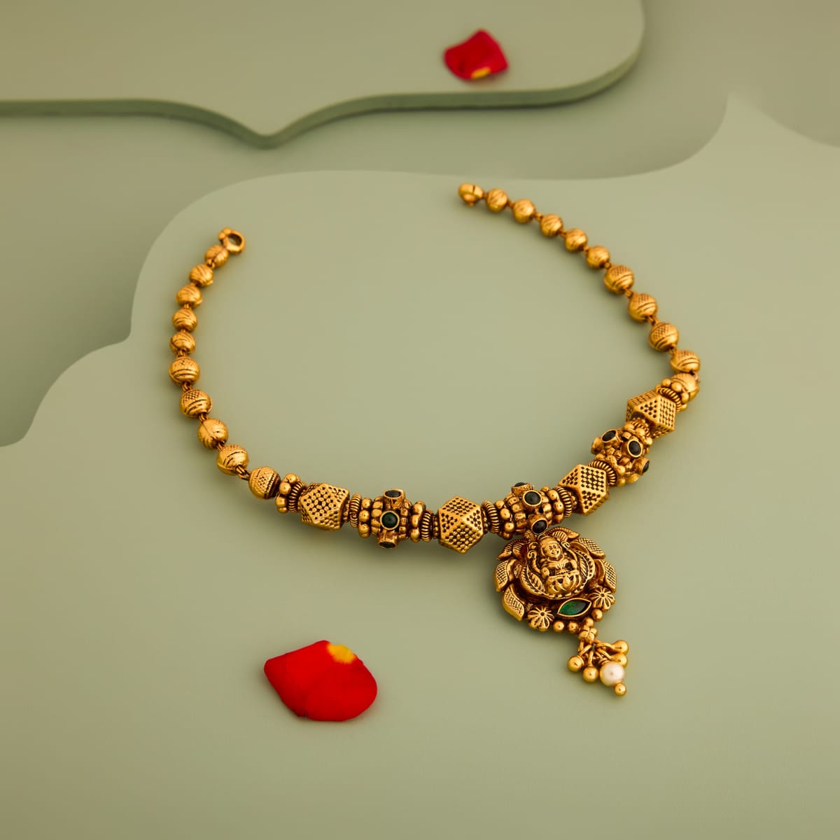 Temple Necklace Silver Temple Necklace 201118