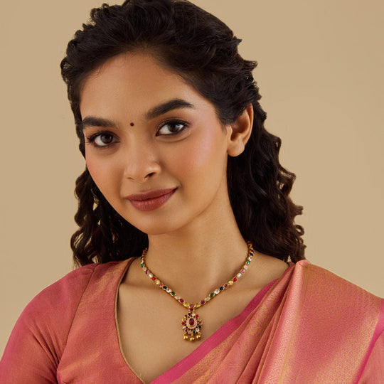 Temple Necklace Silver Temple Necklace 173306