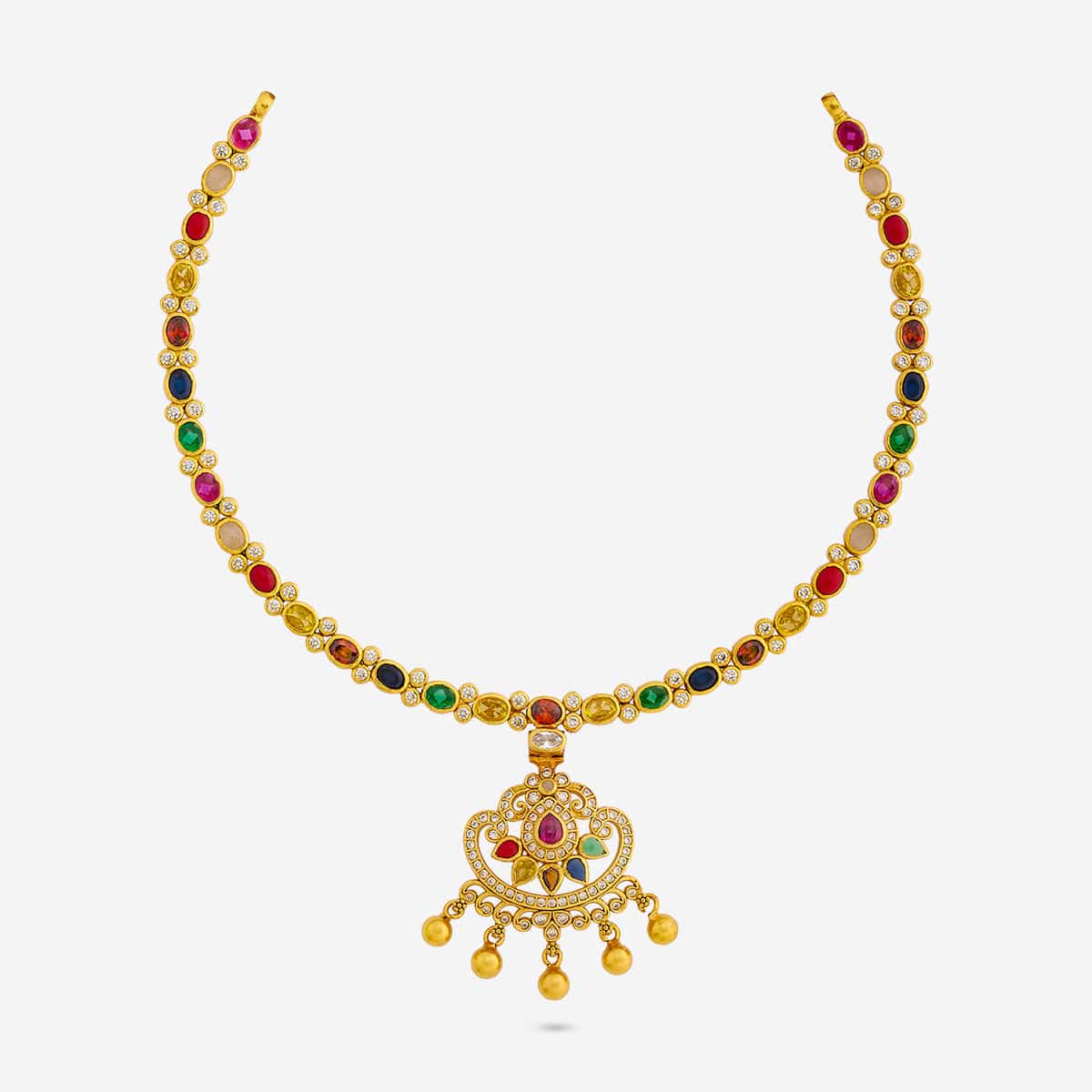 Temple Necklace Silver Temple Necklace 177530