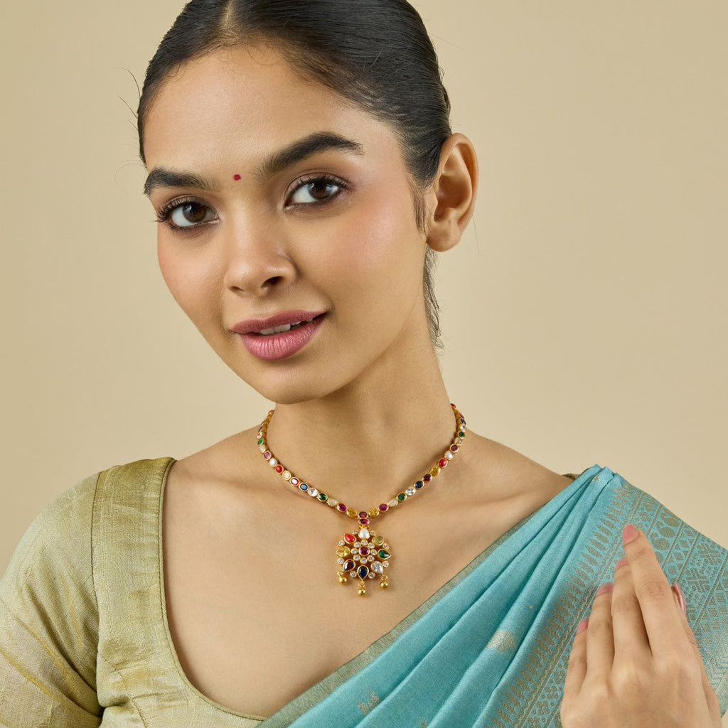 Temple Necklace Silver Temple Necklace 177534