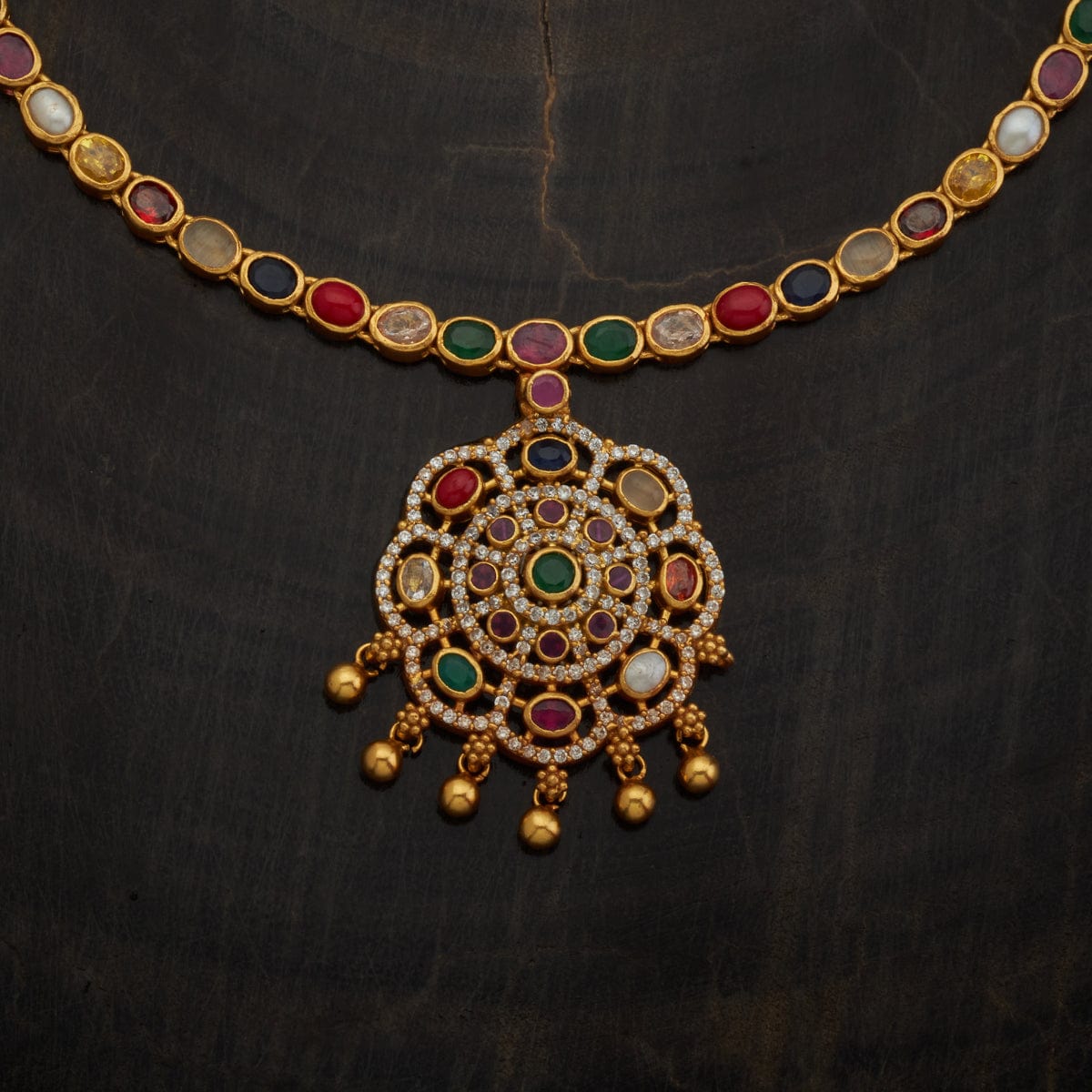 Temple Necklace Silver Temple Necklace 178086