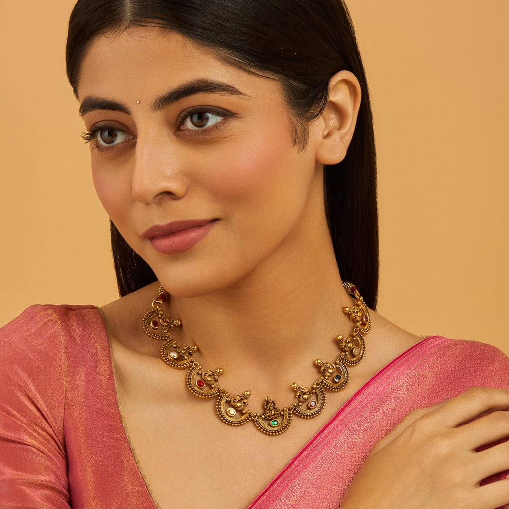 Temple Necklace Silver Temple Necklace 174277