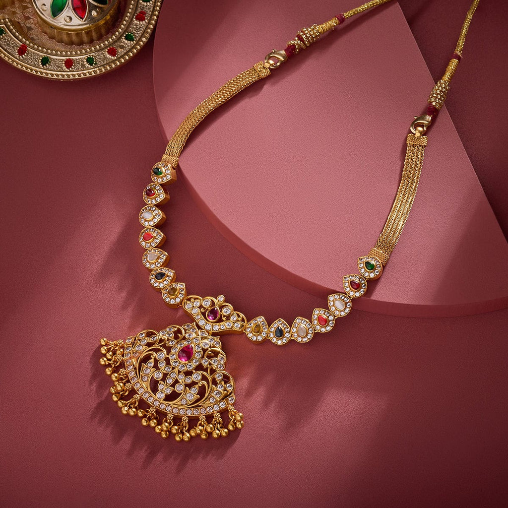 Latest Simple Gold Necklace Designs 2024 at Best Price - Candere by Kalyan  Jewellers