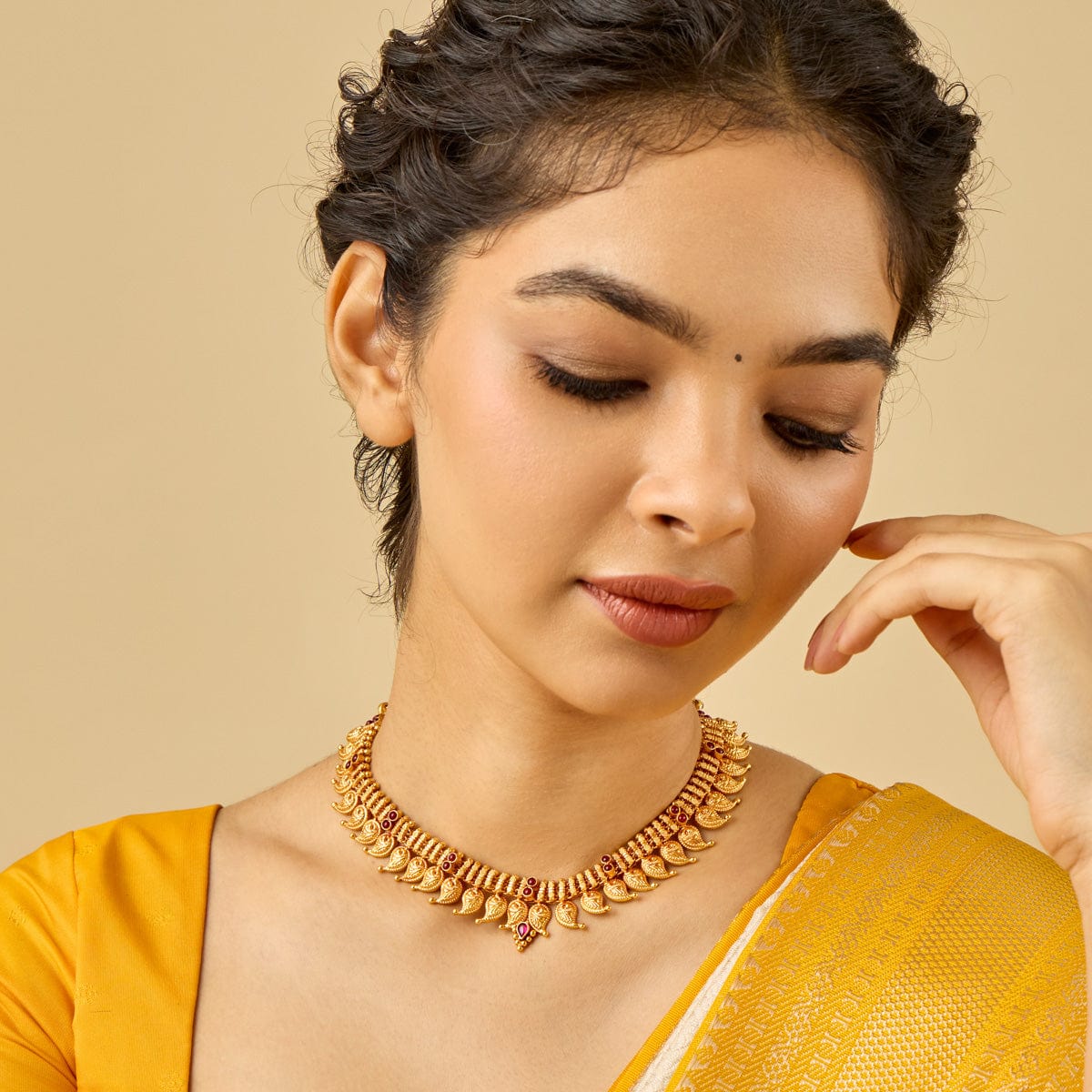 Temple Necklace Silver Temple Necklace 185471