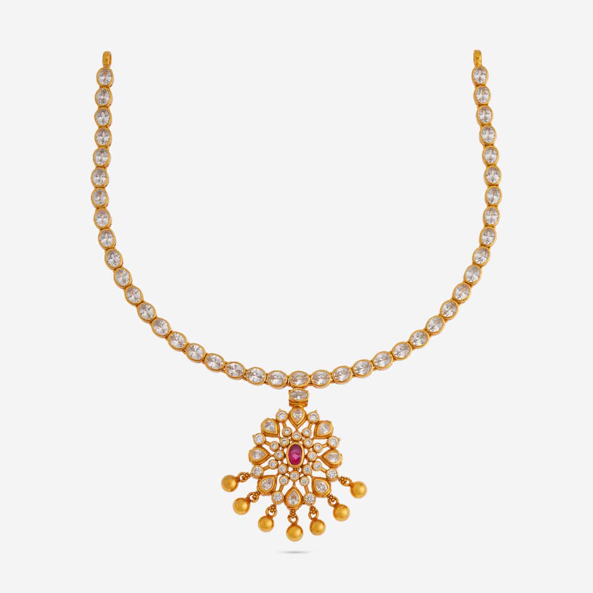 Temple Necklace Silver Temple Necklace 186482