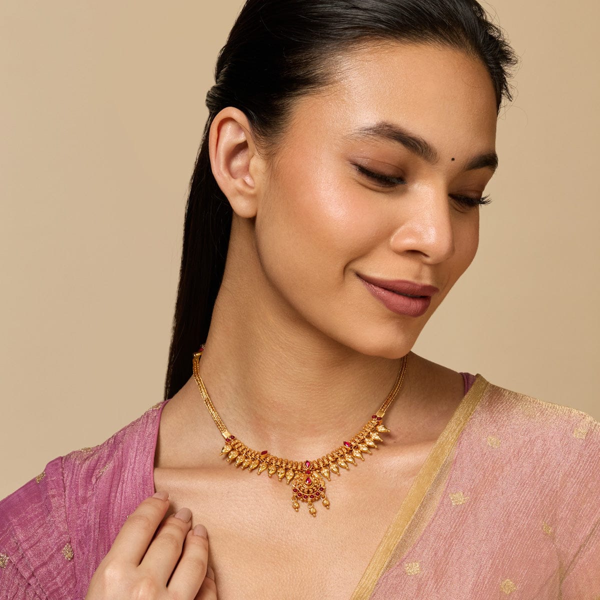 Temple Necklace Silver Temple Necklace 188944