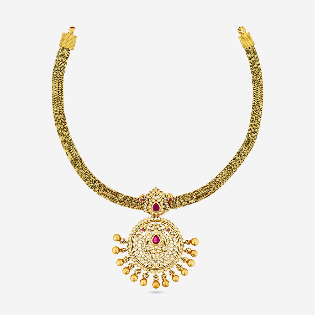 Temple Necklace Silver Temple Necklace 190603