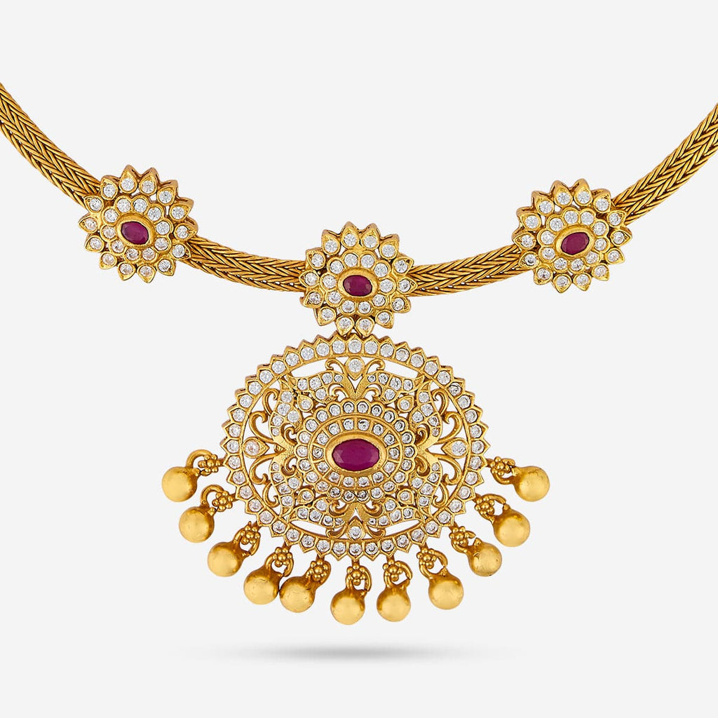 Temple Necklace Silver Temple Necklace 190605