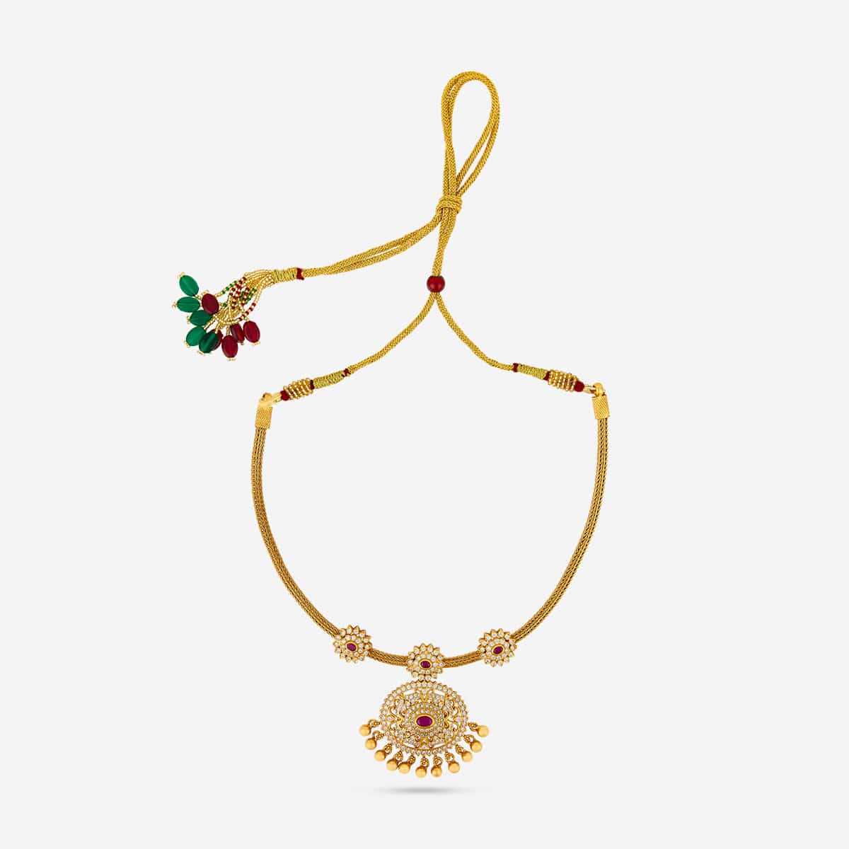 Temple Necklace Silver Temple Necklace 190605