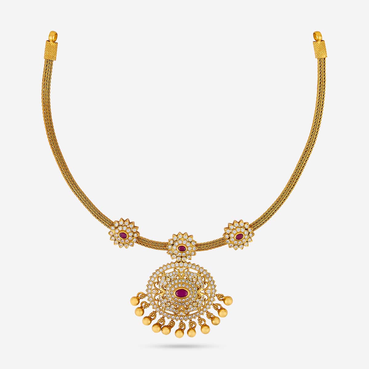 Temple Necklace Silver Temple Necklace 190605