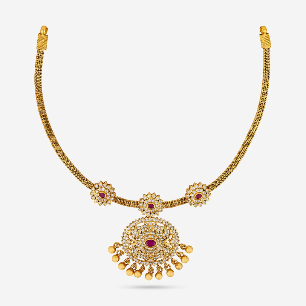 Temple Necklace Silver Temple Necklace 190605