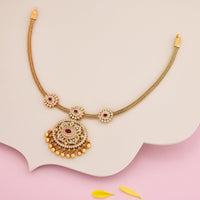 Temple Necklace Silver Temple Necklace 190605