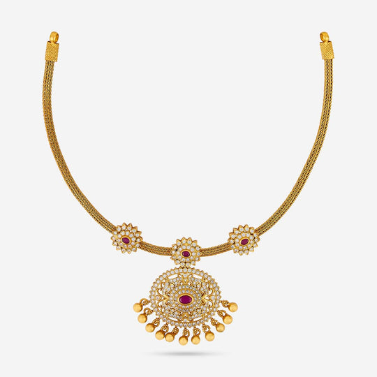 Temple Necklace Silver Temple Necklace 190605