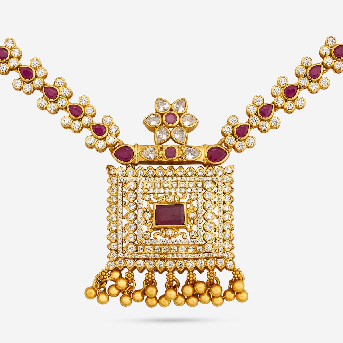 Temple Necklace Silver Temple Necklace 190609