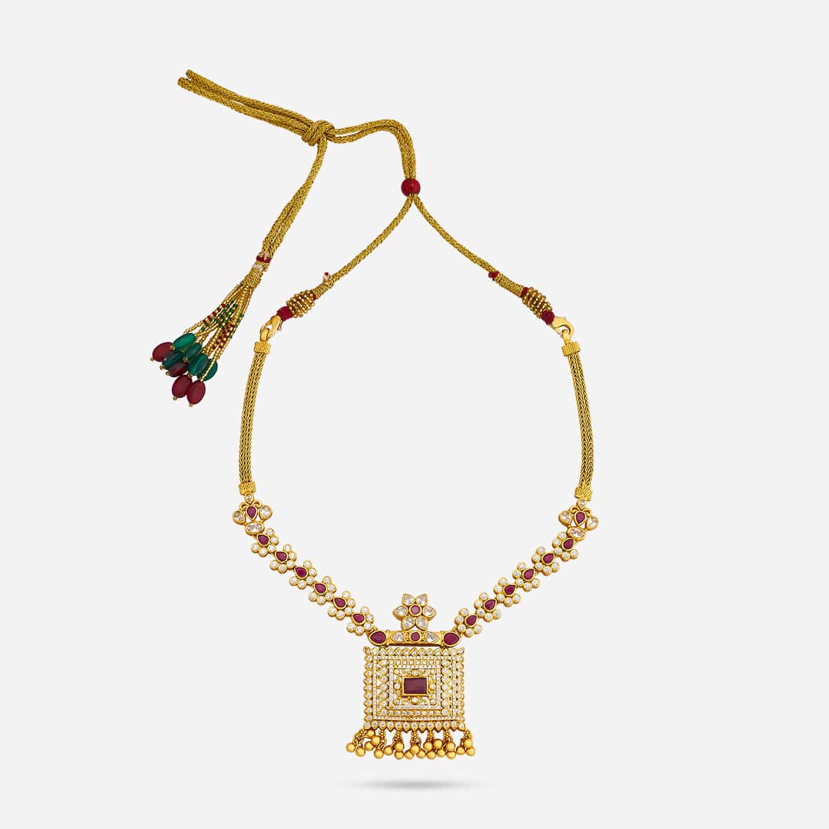 Temple Necklace Silver Temple Necklace 190609