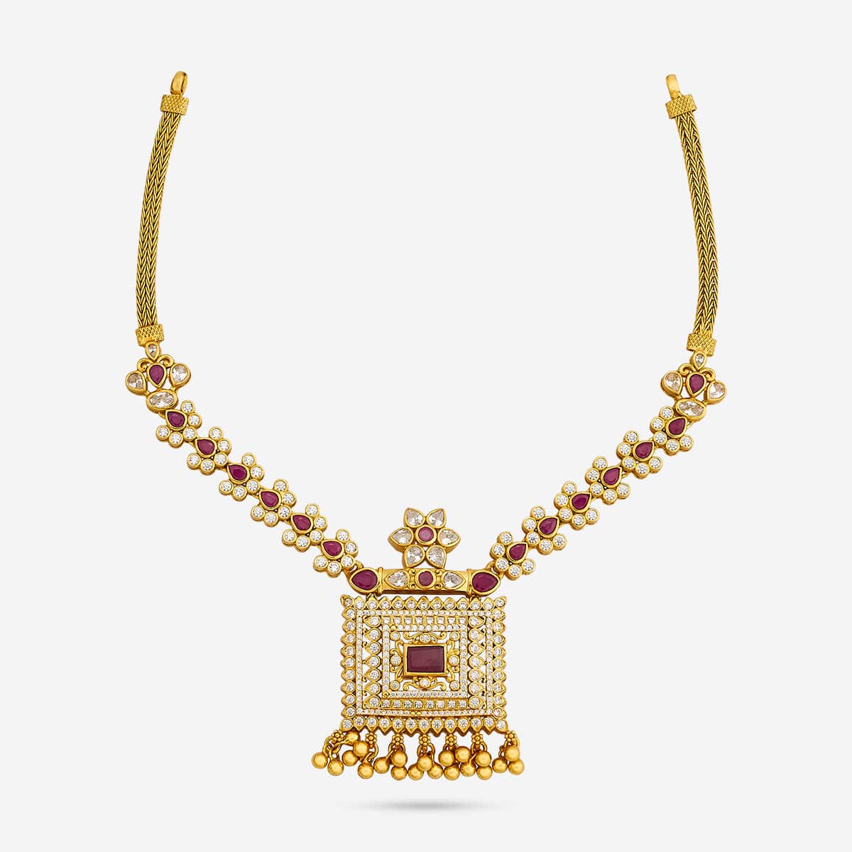 Temple Necklace Silver Temple Necklace 190609