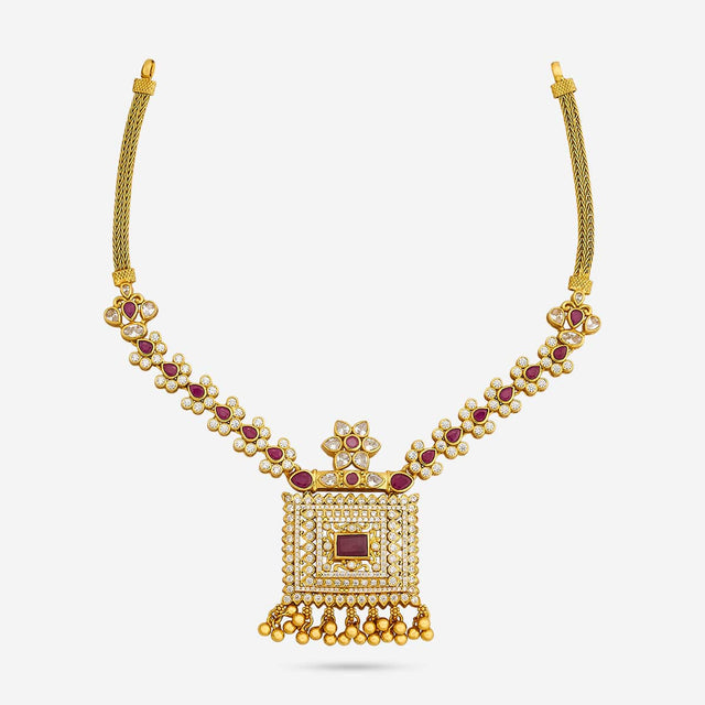Temple Necklace Silver Temple Necklace 190609