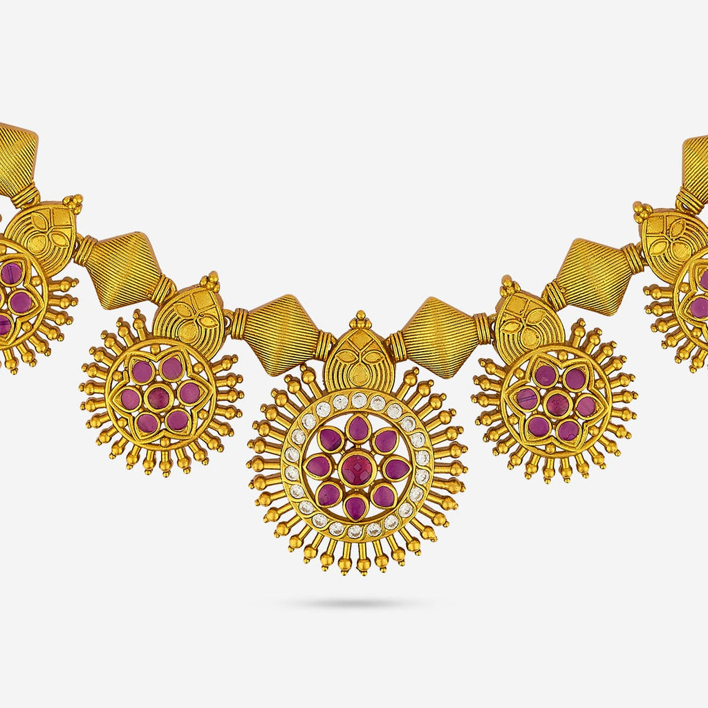 Temple Necklace Silver Temple Necklace 190610