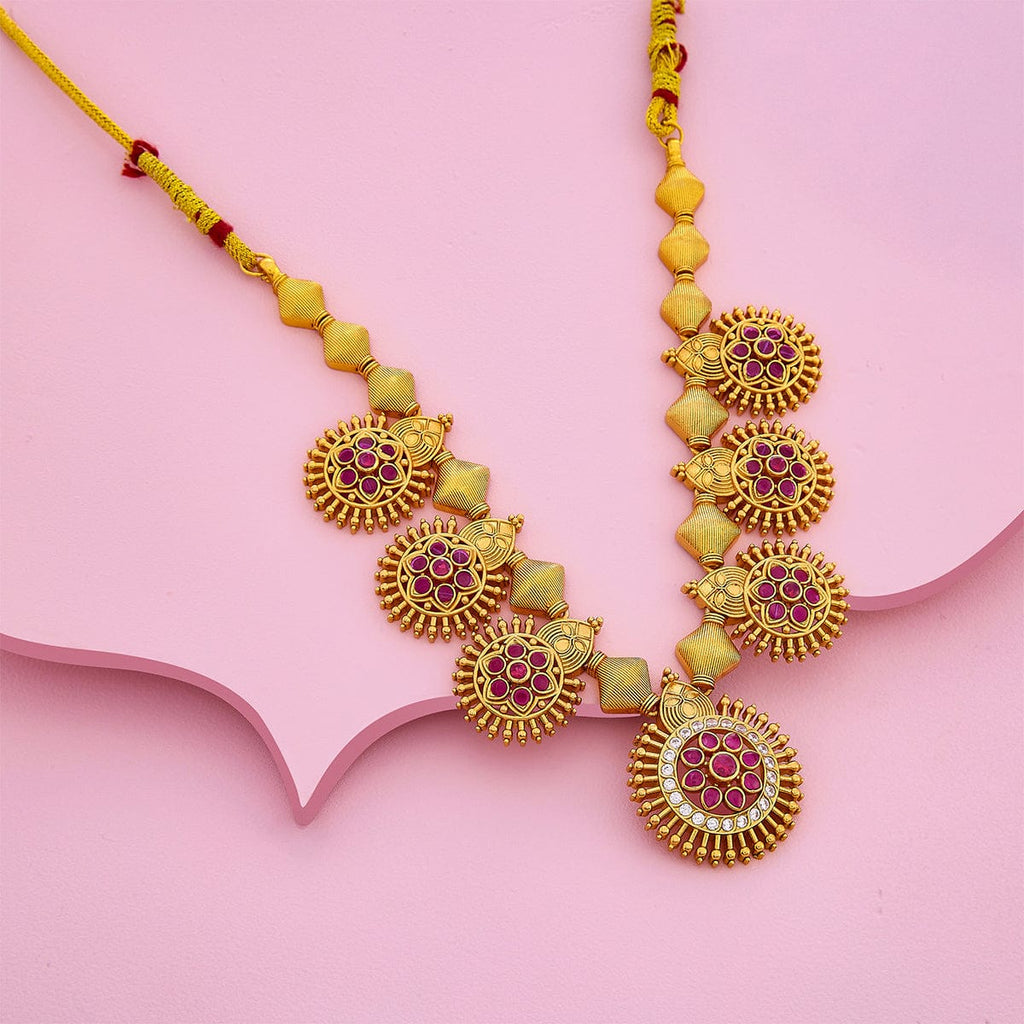 Temple Necklace Silver Temple Necklace 190610