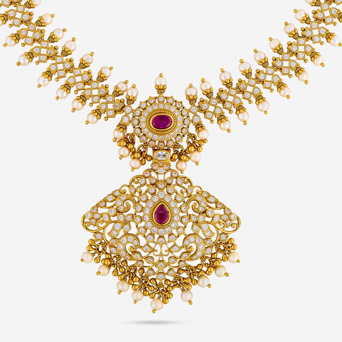 Temple Necklace Silver Temple Necklace 190611