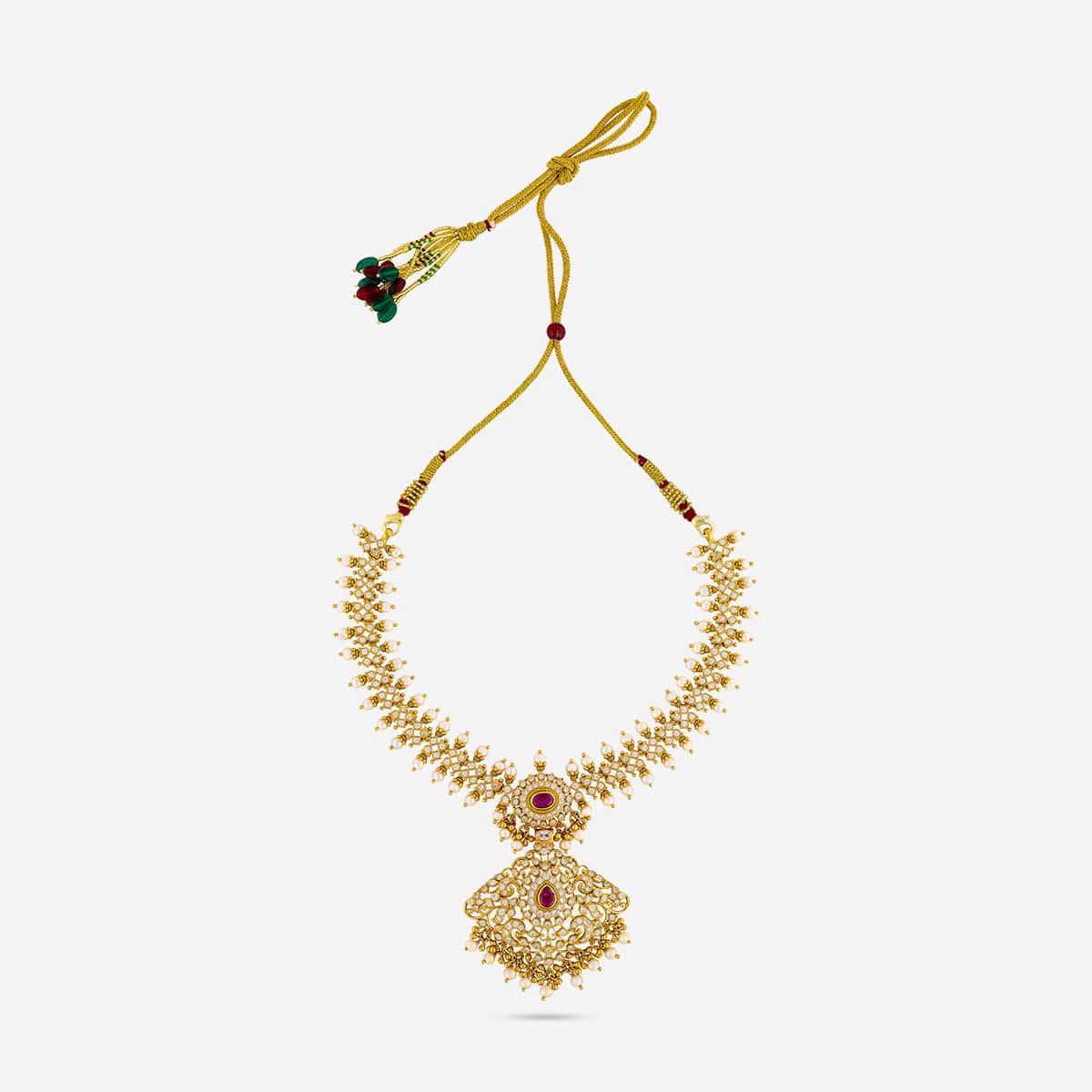 Temple Necklace Silver Temple Necklace 190611