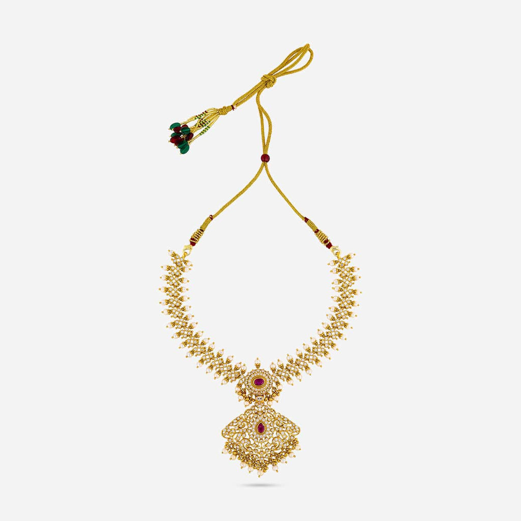 Temple Necklace Silver Temple Necklace 190611