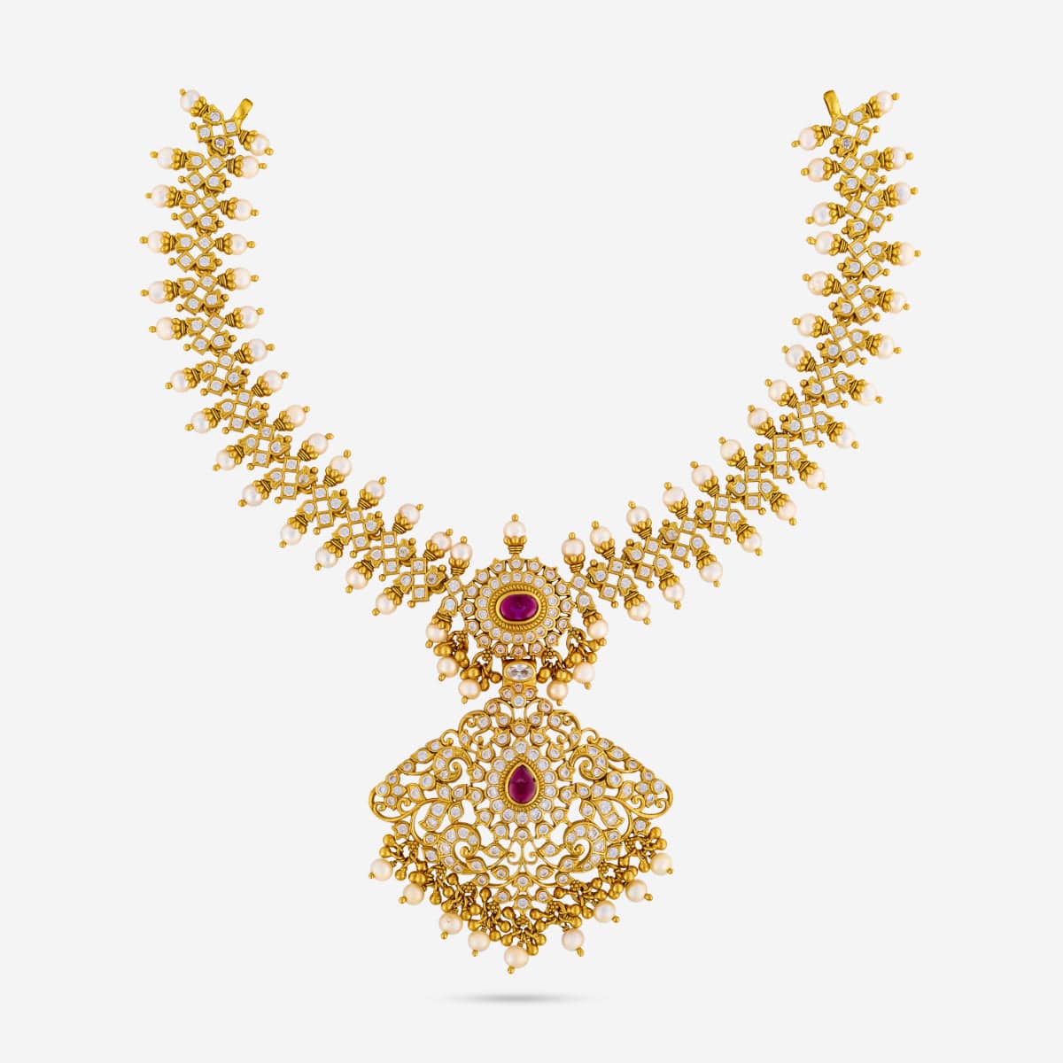 Temple Necklace Silver Temple Necklace 190611