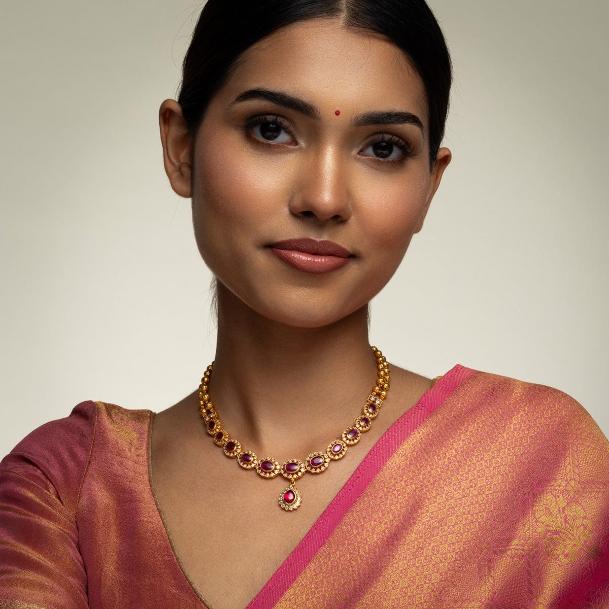 Temple Necklace Silver Temple Necklace 190614