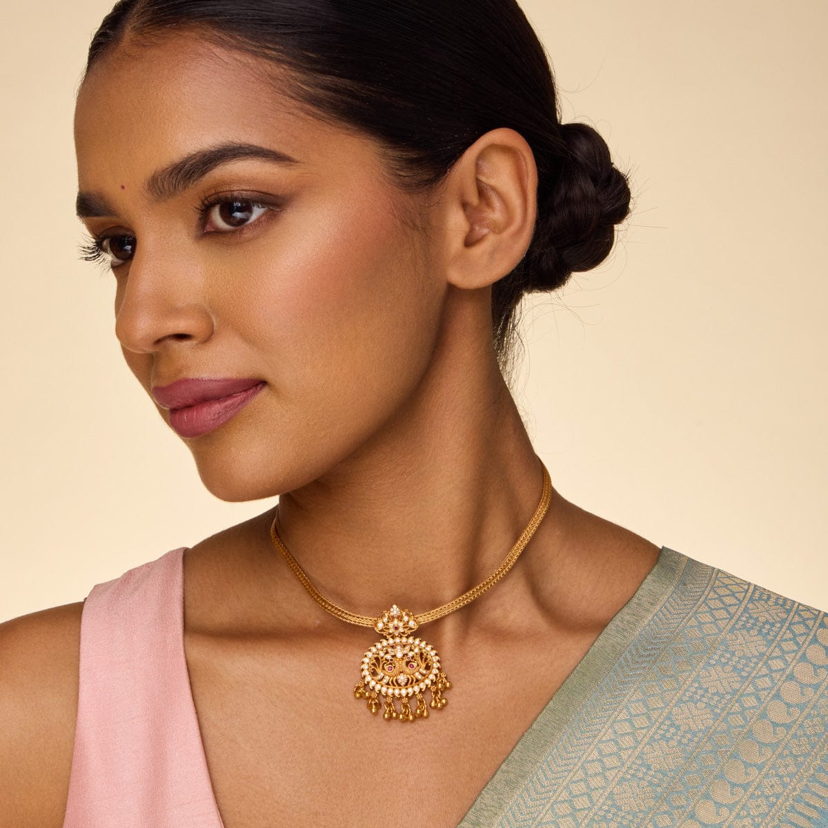 Temple Necklace Silver Temple Necklace 193296