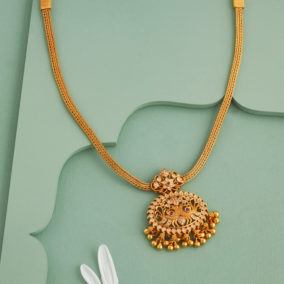 Temple Necklace Silver Temple Necklace 193296