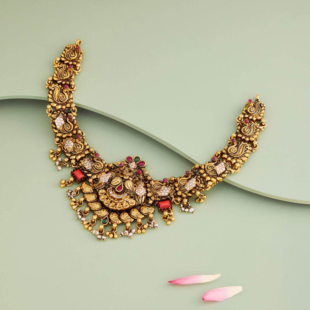 Temple Necklace Silver Temple Necklace 193298