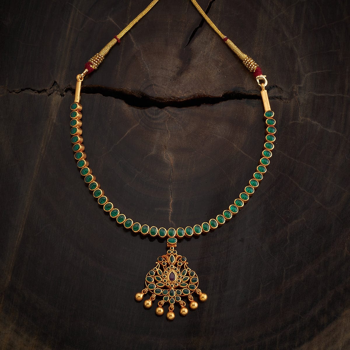 Temple Necklace Reversible 92.5 Silver Temple Necklace 165735