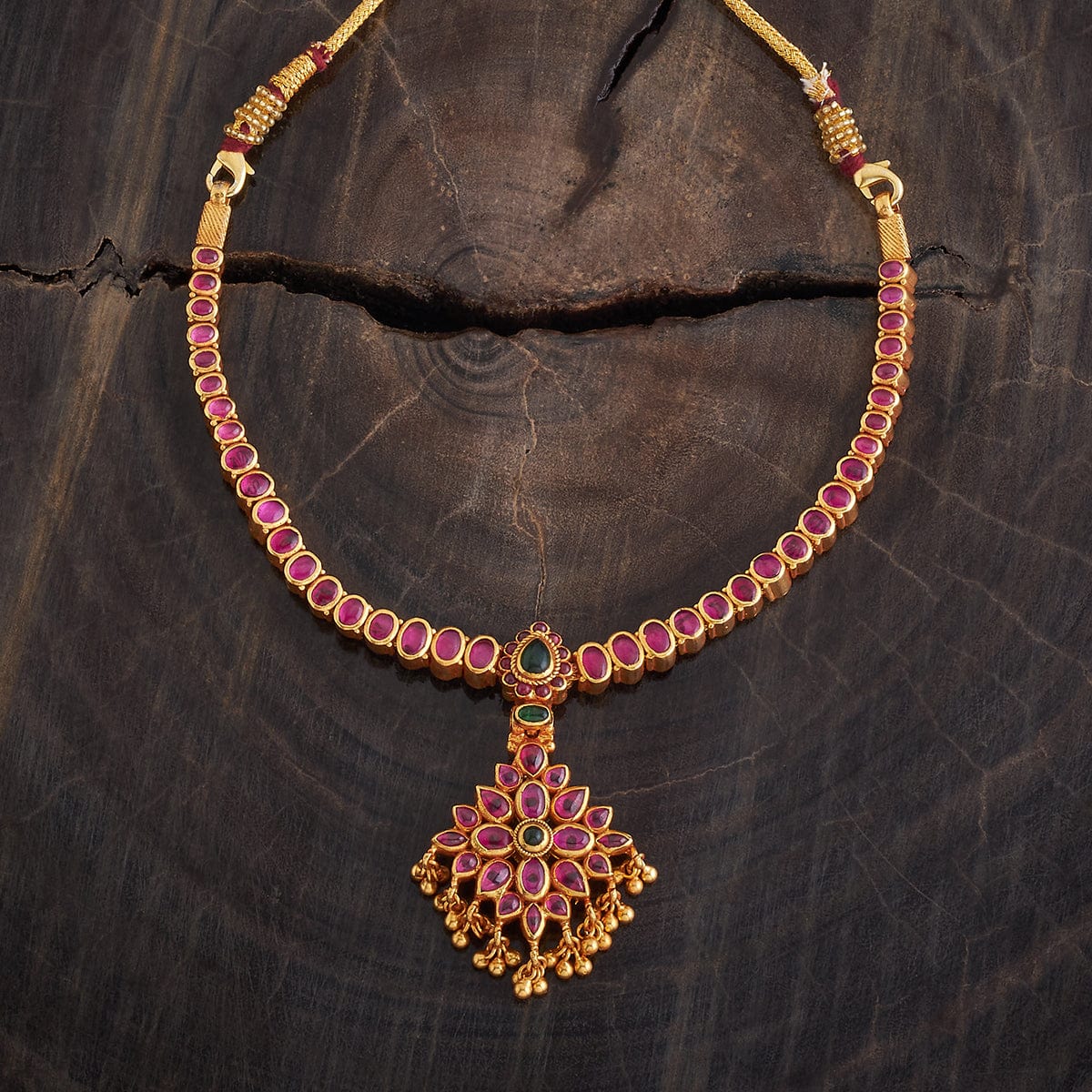 Temple Necklace Reversible 92.5 Silver Temple Necklace 177344