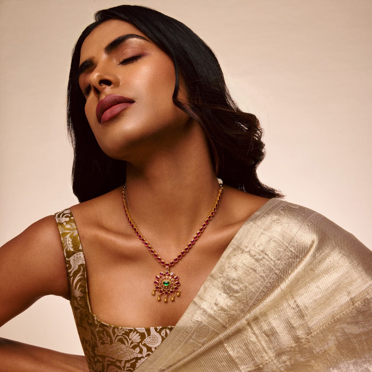 Temple Necklace Silver Temple Necklace 137301