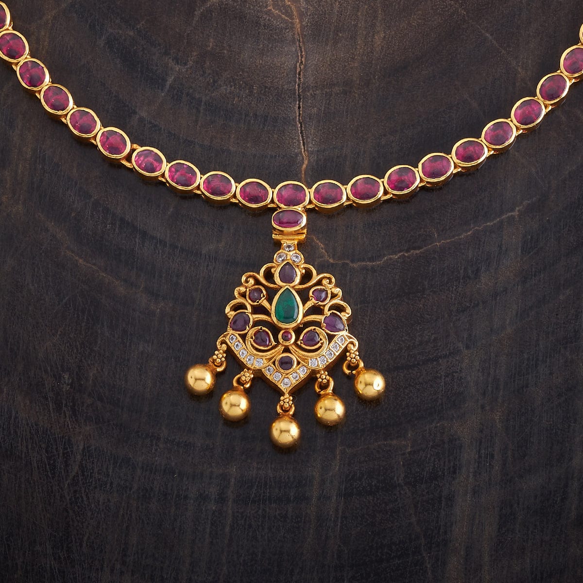 Temple Necklace Silver Temple Necklace 173304