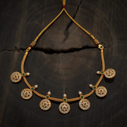 Temple Necklace Silver Temple Necklace 177331