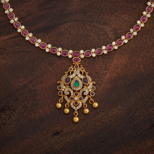 Temple Necklace Silver Temple Necklace 177531