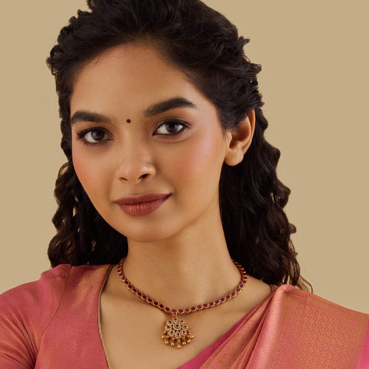 Temple Necklace Silver Temple Necklace 178083